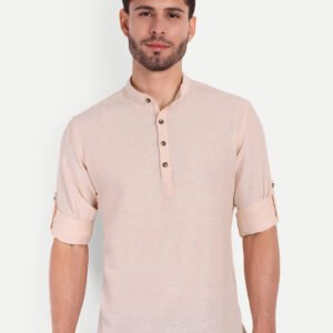 Life Roads Men Solid Pure Cotton Kurta