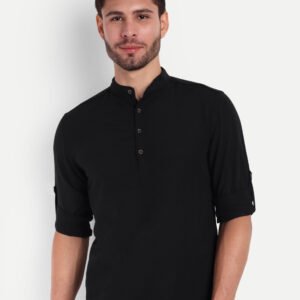 Life Roads Men Solid Pure Cotton Kurta
