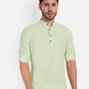 Life Roads Men Solid Pure Cotton Kurta