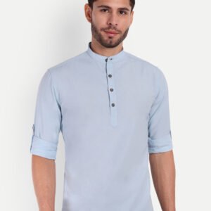 Life Roads Men Solid Pure Cotton Kurta