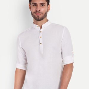 Life Roads Men Solid Pure Cotton Kurta