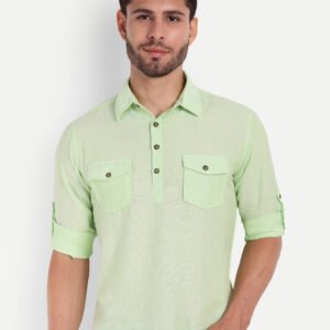 Life Roads Men Solid Pure Cotton Kurta