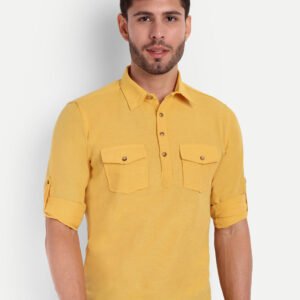 Life Roads Men Solid Pure Cotton Kurta